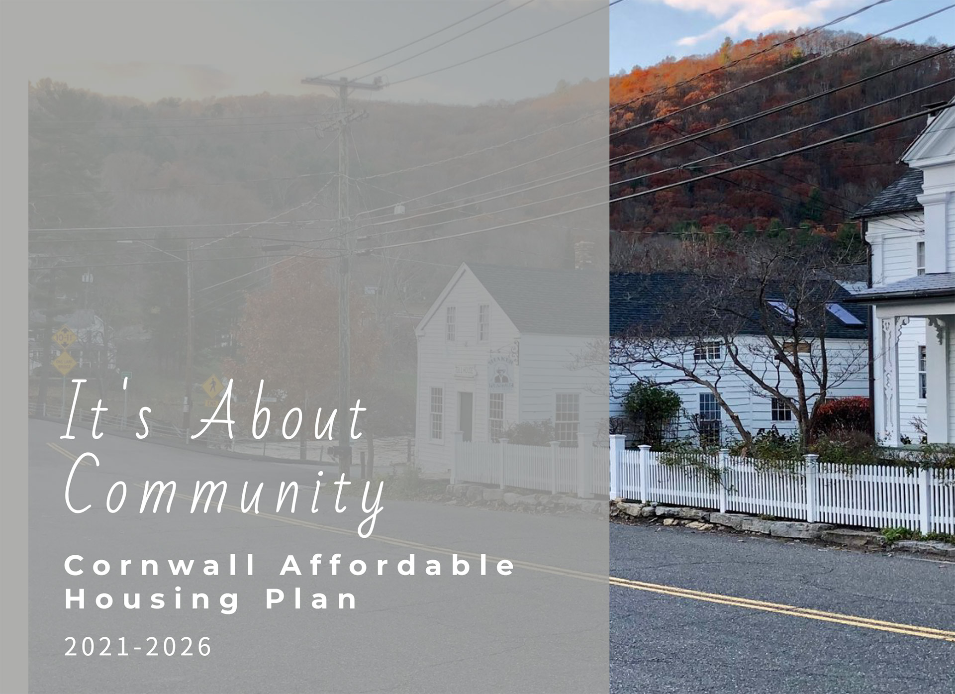 Final Draft: Affordable Housing Plan - Cornwall CT