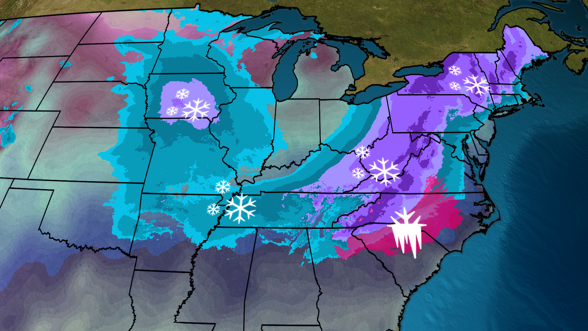 Tracking Winter Storm Izzy - Cornwall CT