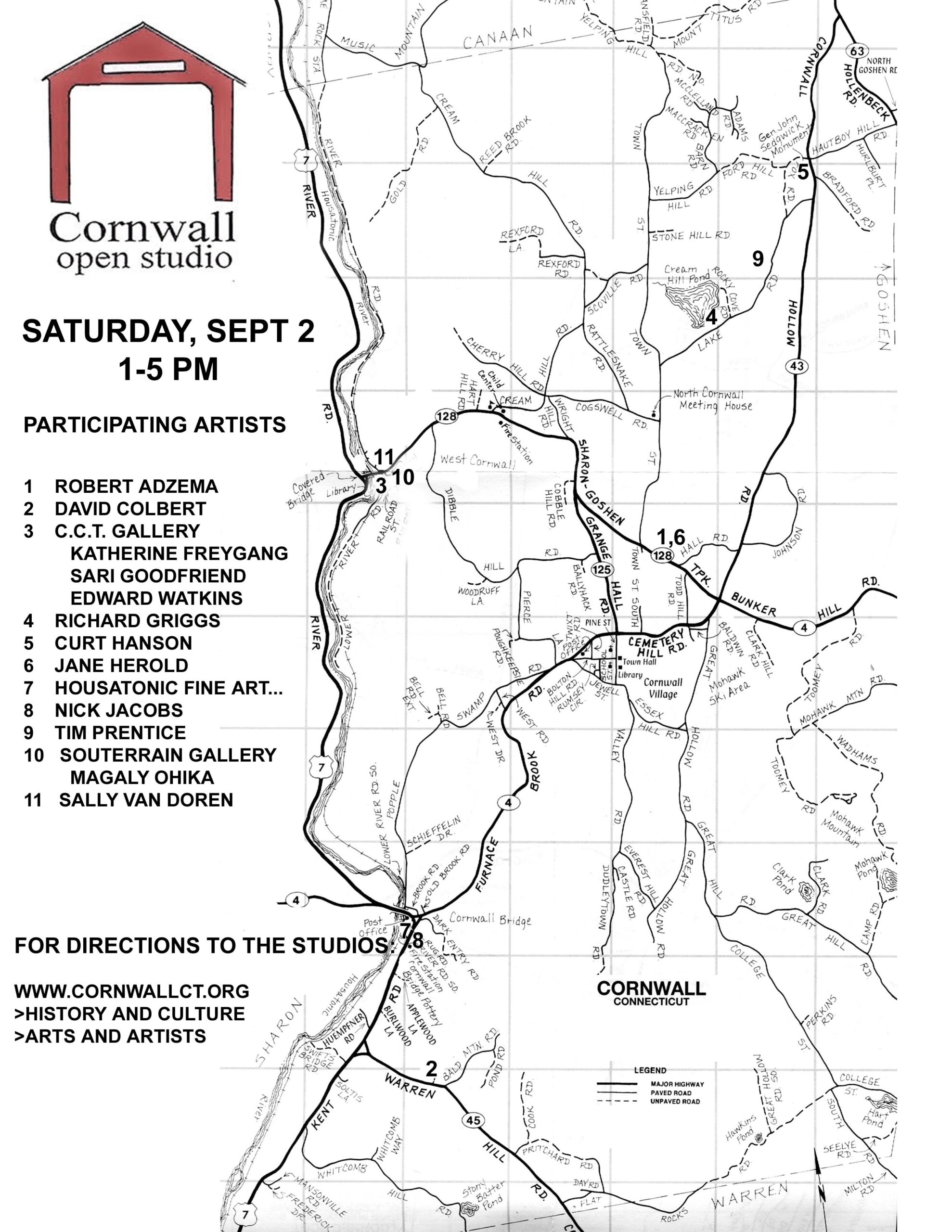 Cornwall Artists Open Studio Coming Sept 2! Cornwall CT